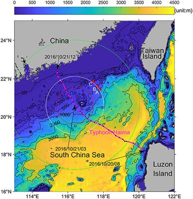 Poleward Propagation of Typhoon-Induced Near-Inertial Waves in the Northern South China Sea